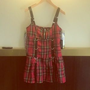 Dolls Kill - Current Mood plaid punk dress